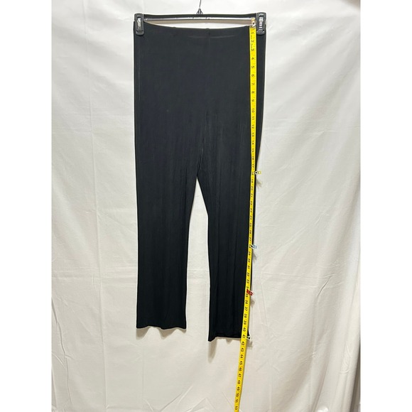 Chicos Travelers Women 1 Regular Black Stretchy‎ Straight Leg Pants Size 1 - Picture 5 of 7
